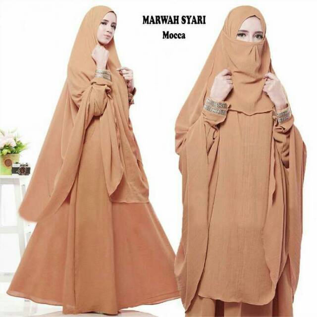 GAMIS WOLLYCREPE SET NIQAB