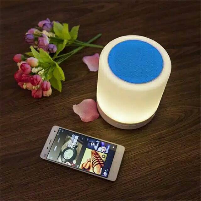 SPEAKER BLUETOOTH FLECO F671 LAMPU TIDUR/SPEAKER PORTABLE WIRELESS FUL LED AKTIF MP3 RADIO USB F-671