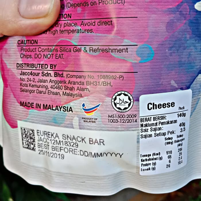 

Popcorn Eureka original Malaysia READY STOCK kemasan Vacum 140gr