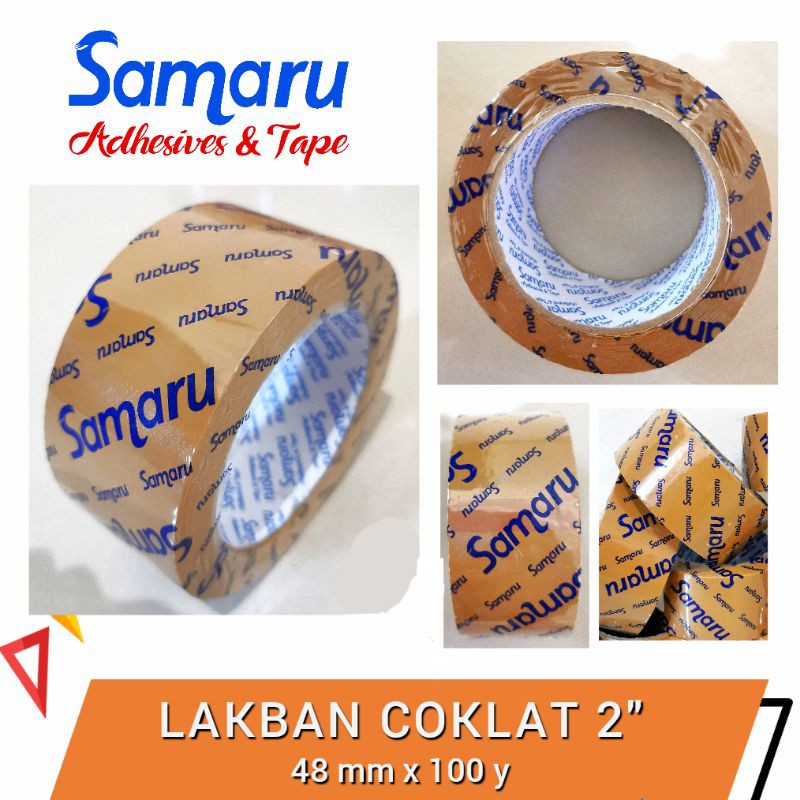 

Samaru Opp Tape Coklat 48 mm x 100 y (1 pcs)