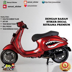 Stiker motor keren secoppy murah kekinian