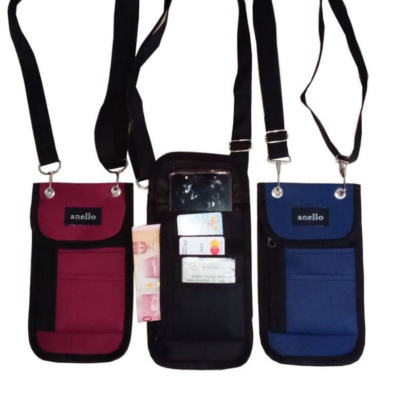 Tas Hp sako wallet tas id Card pria wanita