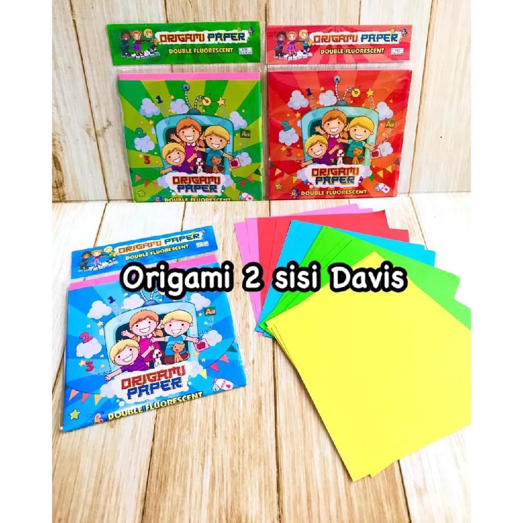 

Kertas Lipat Origami DAVIS 12x12cm (2 Sisi)