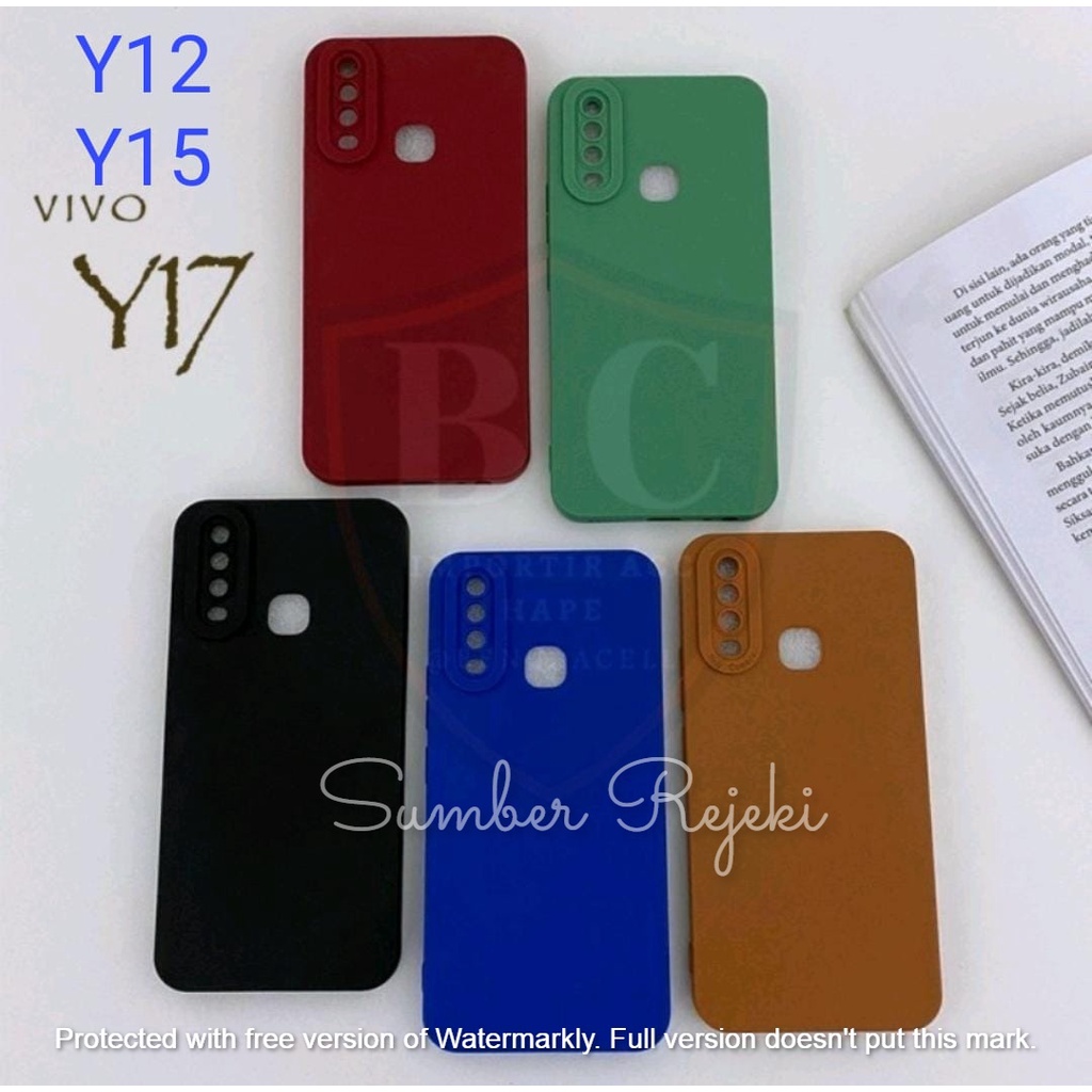 Softcase Silikon Case Pro Camera Lens Protector Vivo Y12 Vivo Y15 Vivo Y17