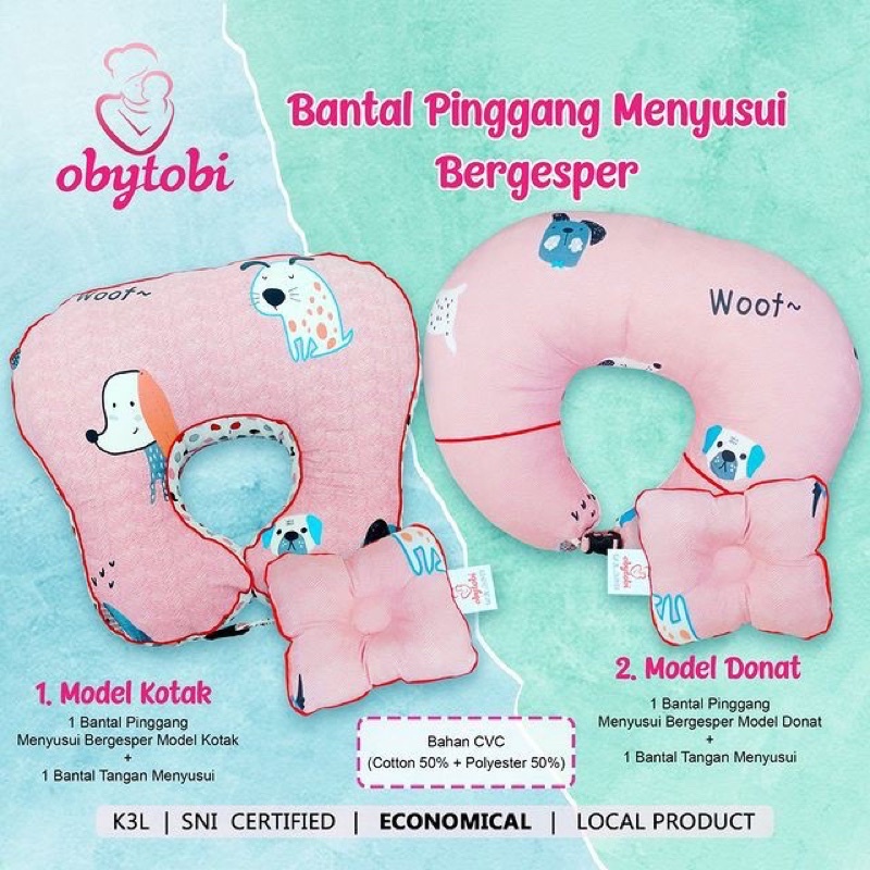 Bantal Pinggang Menyusui Obytobi by Obayito - Nursing Pillow