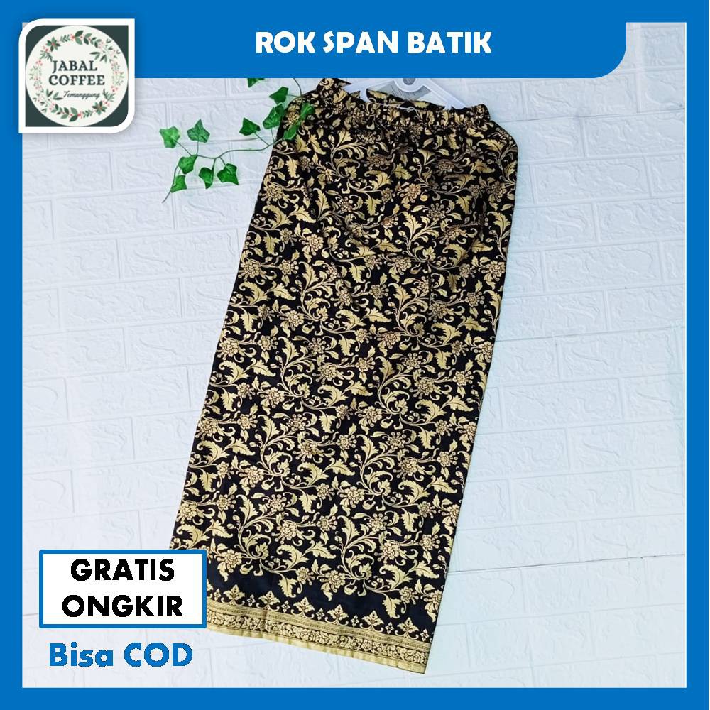 Rok Anak Perempuan Panjang / Rok Anak 10 - 14 Tahun / Rok Span Batik Anak Tanggung