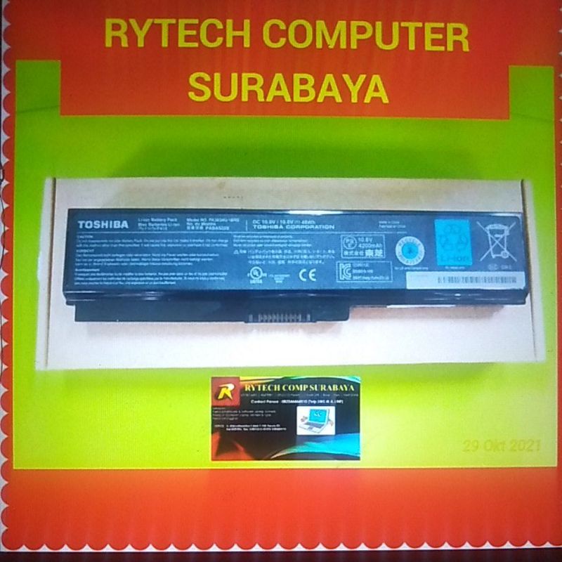original baterai toshiba portege m800 m900 toshiba satellite u500 u505