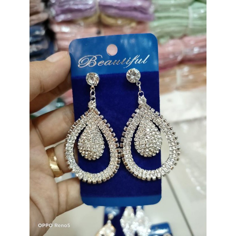 BARU  SEPASANG ANTING PENGANTEN WANITA/ ANTING PENGANTIN ANTING GLAMOUR ANTING KOREA