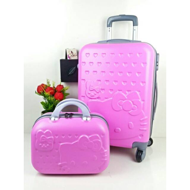 Koper Fiber Hello Kitty 24inch + 12inch (set 2in1)