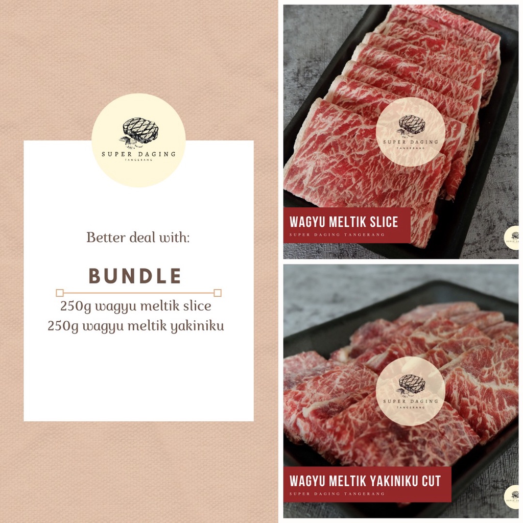

Bundle F - Meltique Slice 250g + Meltique Yakiniku Cut 250g