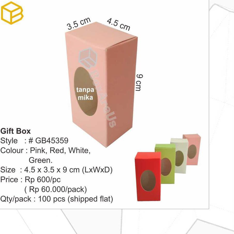

HOT PROMO!! GB45359 (100pc) | Box, Kemasan, Packaging, Parfum Box, Gift Box, Souvenir Box .,.,.,..,