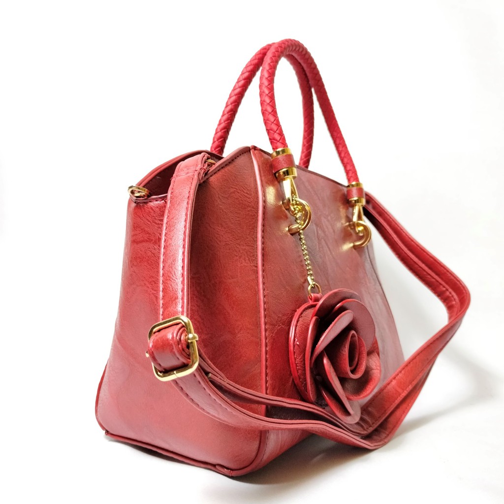 Sale! Tas Jinjing Selempang Fashion Wanita Unik Import 9565 Bonus Gantungan Bunga