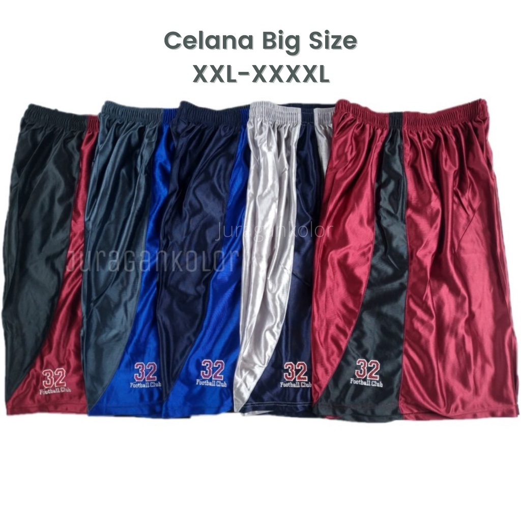 Celana Pendek Pria Basket Kolor Cowok Training Paragon Big Size JUMBO -JTB001