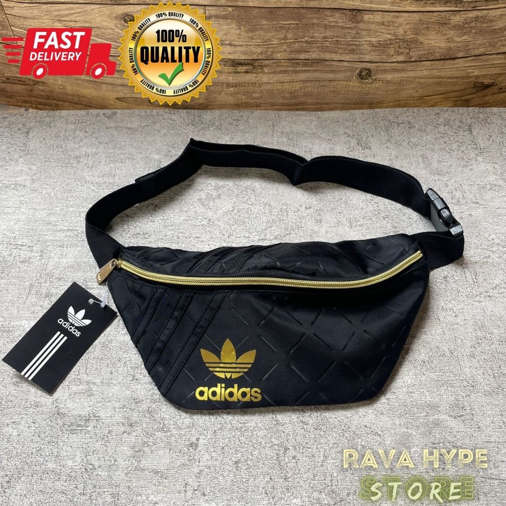 Waistbag Adidas Gold / Tas Adidas Tas Selempang Tas Pinggang