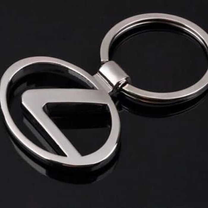 Gantungan Kunci Mobil Lexus Keychain Key Chain Emblem Logo 3D Chrom