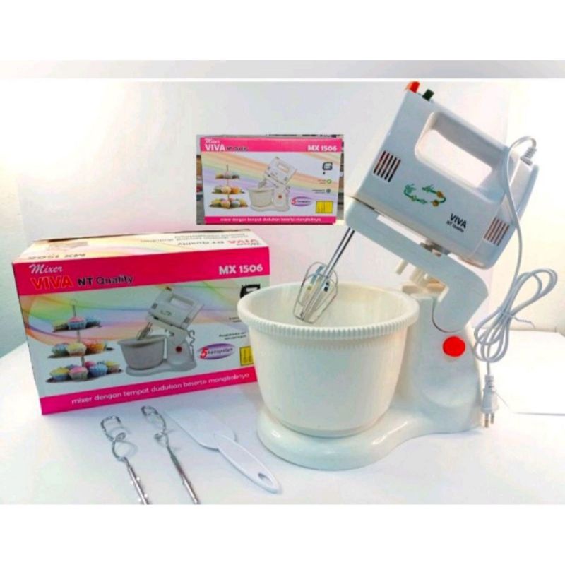 STAND MIXER NATIONAL VIVA MX 1506 ORIGINAL 120 WATT KAPASITAS 2 LITER