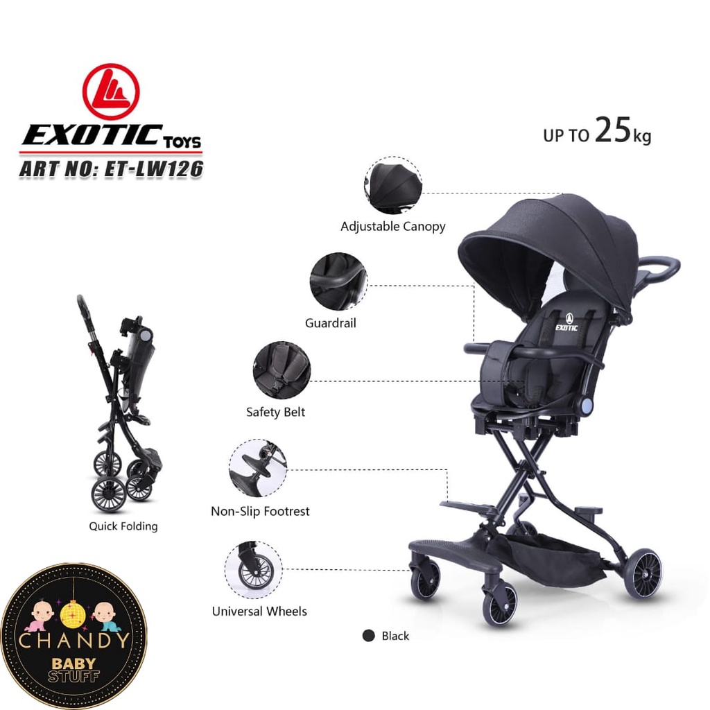 MAGIC STROLLER ET LW 126 EXOTIC KERETA DORONG BAYI