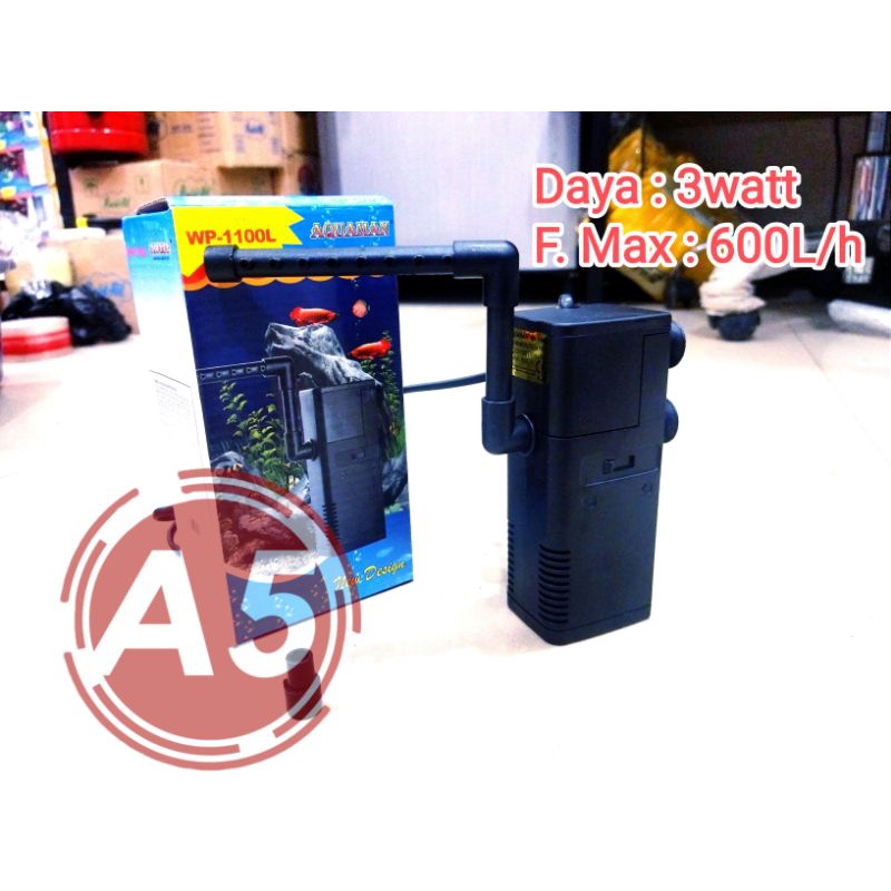 Pompa Aquarium kolam  internal filter AQUAMAN WP 1100L