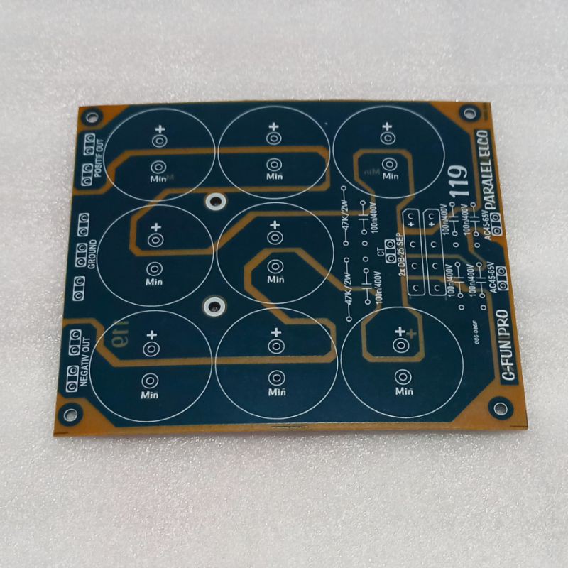 PCB Paralel Elco PSU 8 Elco Type 119