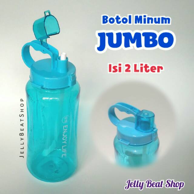 Botol minum jumbo besar 2 liter 2liter 2liter mirip herbalife