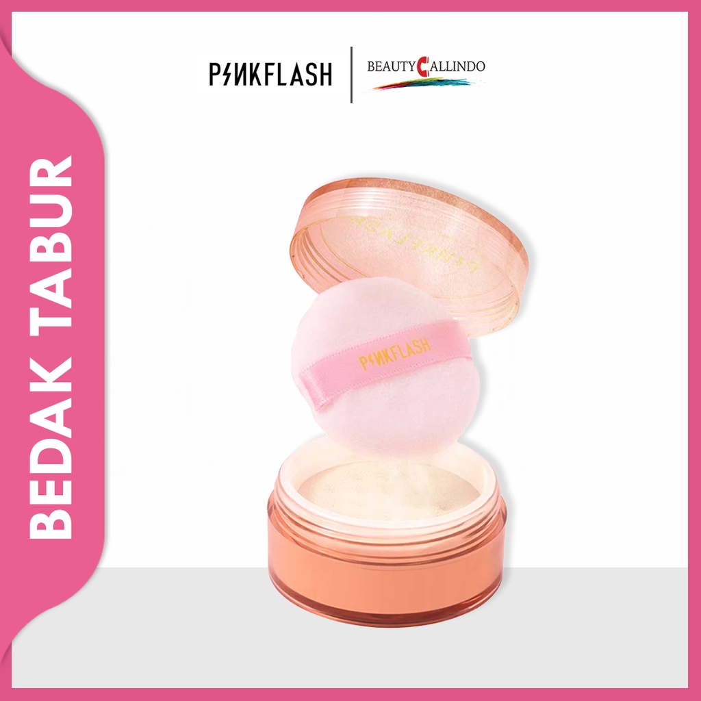 PINKFLASH Loose Powder F06 | PINK FLASH OhMySelf Oil Controller Matte Loose Setting Powder All Day Lasting 3 Colors