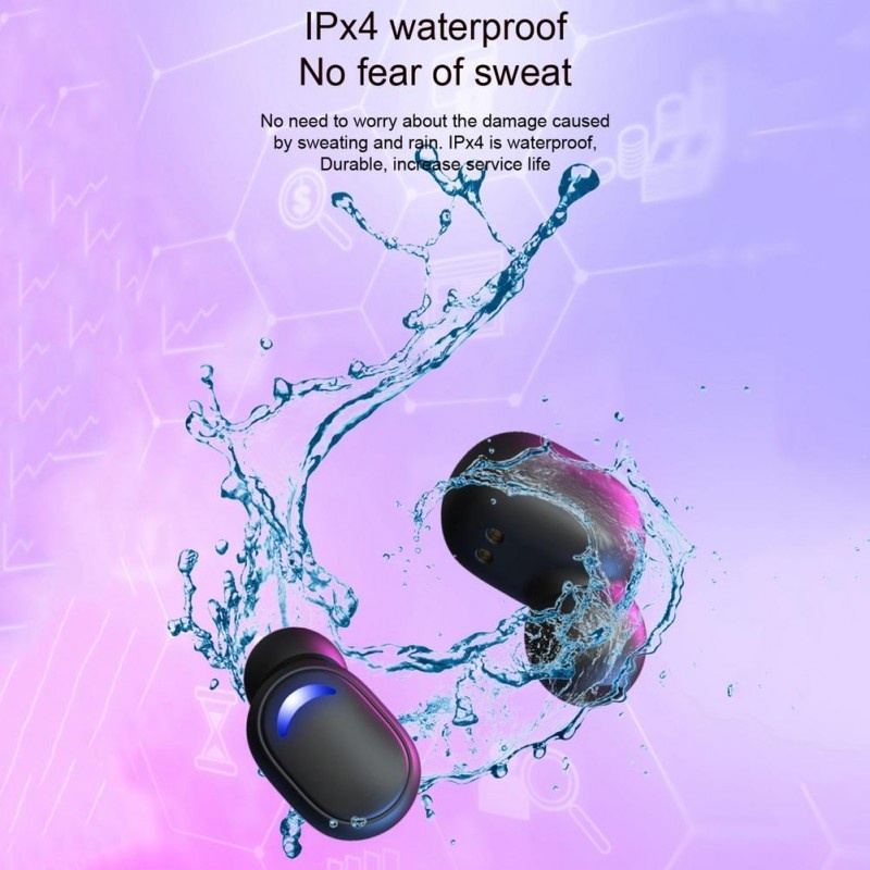 TWS E10 earphone bluetooth GAMING LOW DELAY wireless stereo HIFI BASS music telfon headset mic
