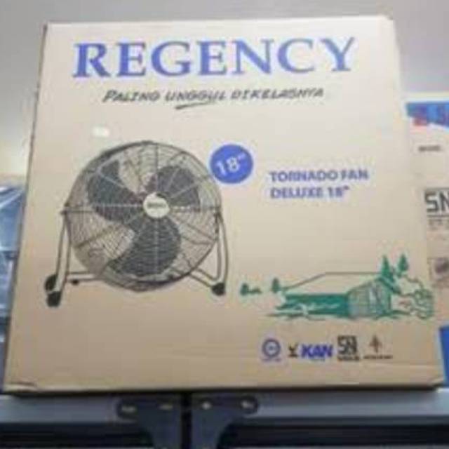 Kipas angin besi tornado regency deluxe 18 inch in