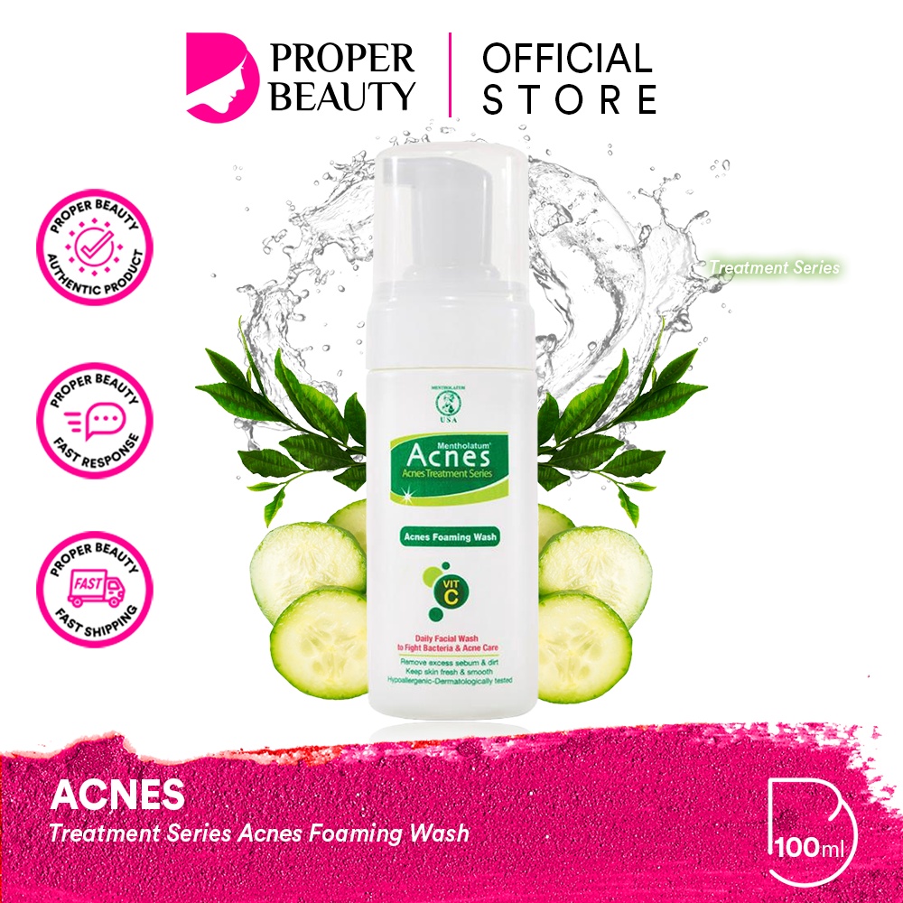 ACNES Treatment Series Acnes Foaming Wash Japan / Pembersih Wajah 100g / Natural Care / Complete White Oil Control Whitening Yogurt Touch Deep Pore Cleanser Creamy Washing Bar Derma Gentle 50g 80g / Skincare Facial Toner Serum Mask Cream / Rohto Paket Set