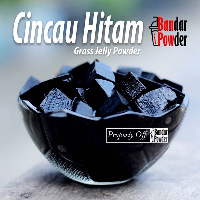 

G02G Cincau Hitam Bubuk 500Gr - Grass Jelly Powder - Aneka Topping Minuman Ds5Gh