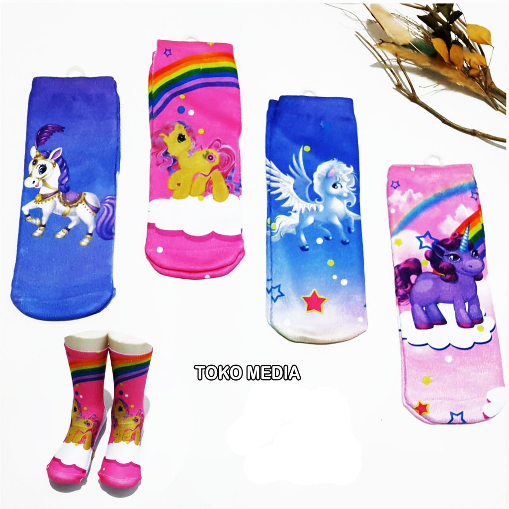 Kaos Kaki Anak Print Import KUDA UNICORN Shopee Indonesia Kaos Kaki Anak Print Import KUDA UNICORN Shopee Indonesia