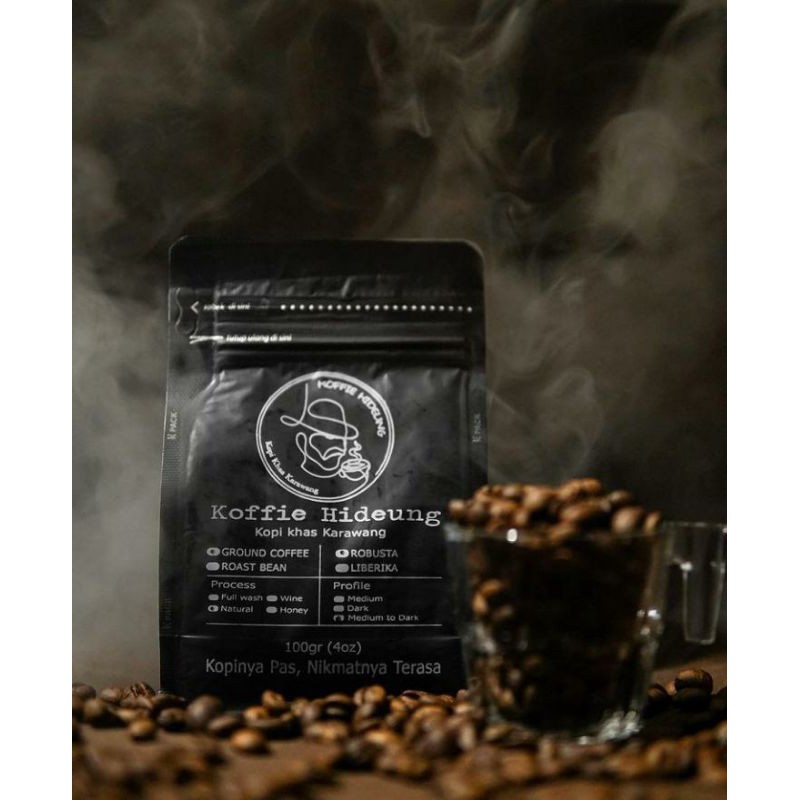 PREMIUM ROAST COFFE ROBUSTA KOFFIE HIDEUNG KARAWANG