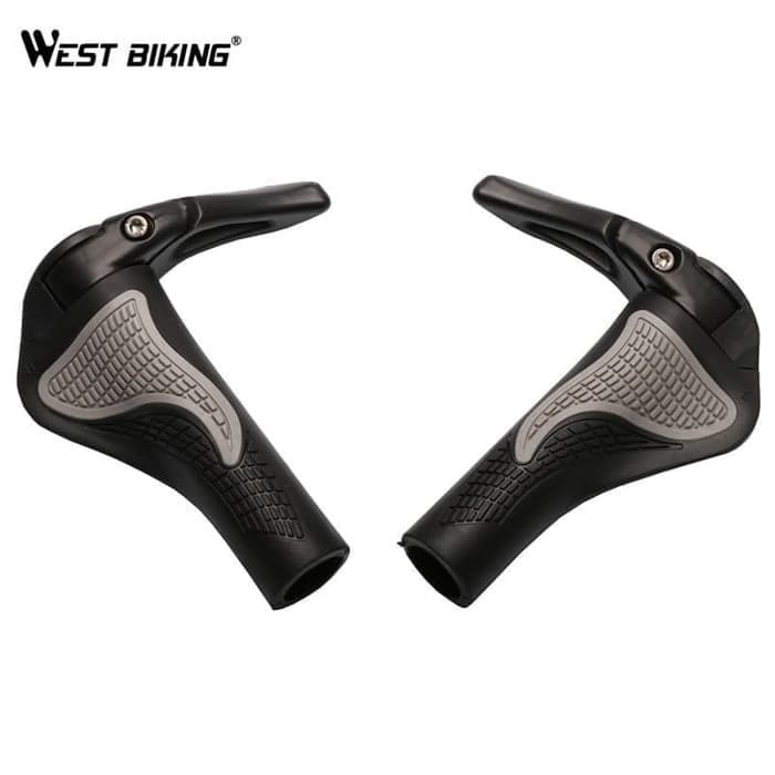 Gagang Sepeda Rubber Ergonomic Grip MTB Handlebar