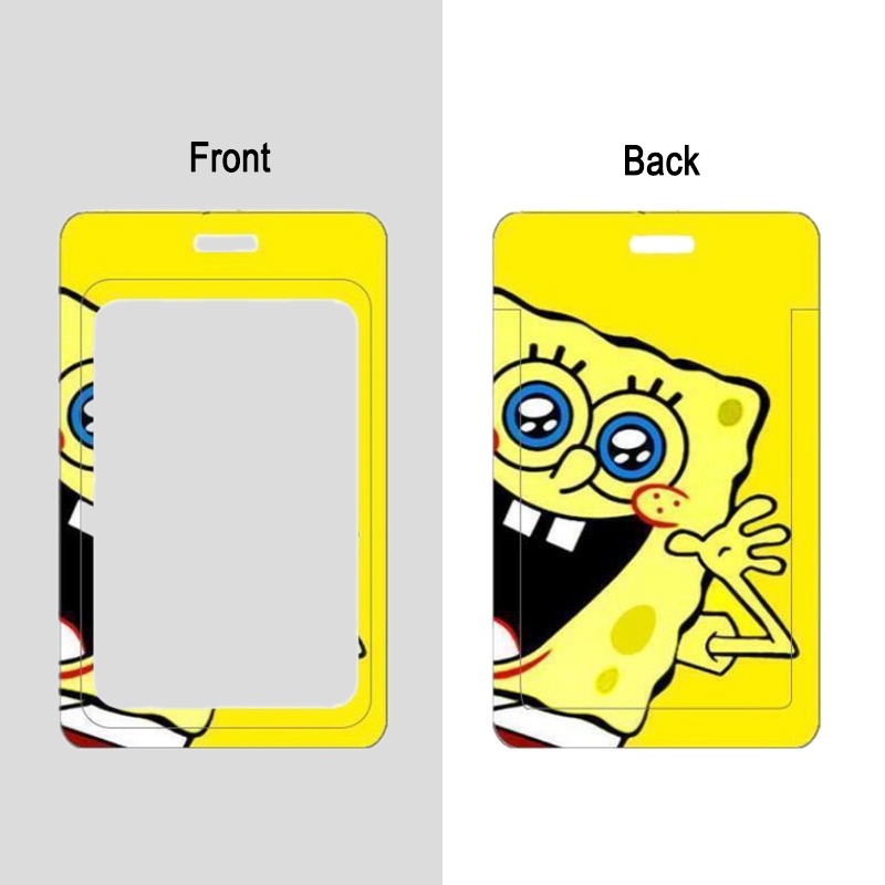 SpongeBob Leher Lanyard untuk Ponsel Case Tali Kamera Sling untuk Gantungan Kunci ID Card Anti-Hilang Pemegang Aksesoris