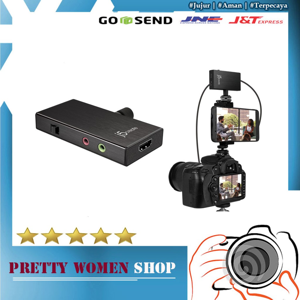 CAPTURE CARD J5CREATE JVA02 LIVE CAPTURE ADAPTER HDMI TO USB-C