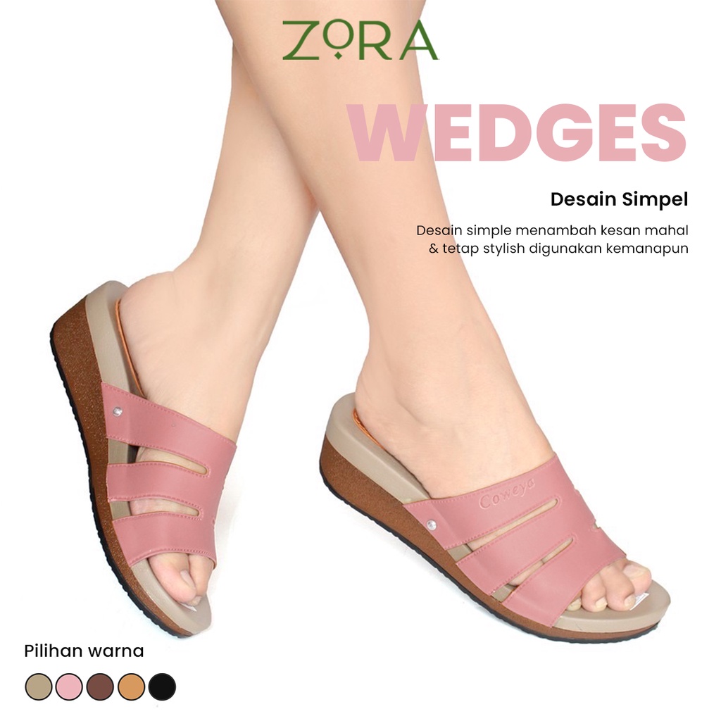 Sandal Wanita Zora Wedges Wanita DANIA Terbaru 2022