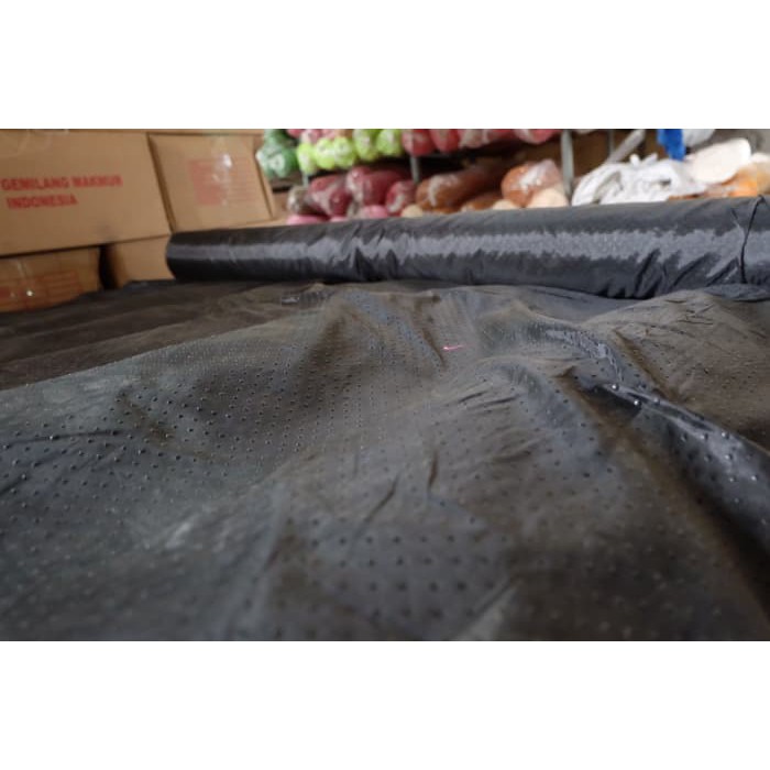 bahan pelapis karpet anti slip (non busa) BANDUNG - hitam