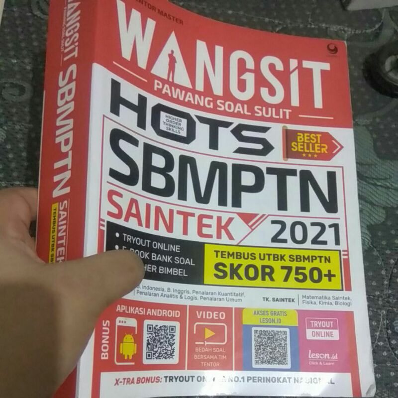 PRELOVED WANGSIT PAWANG SOAL SULIT HOTS SBMPTN SAINTEK TPS 2021 UTBK ORIGINAL