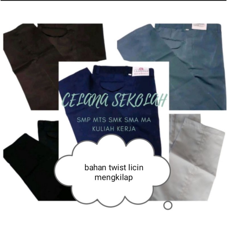 CELANA SEKOLAH/CELANA FORMAL/CELANA PANJANG/CELANA DINAS/SERAGAM SEKOLAH/ SMP/SMA/SMK/MA/KULIAH/KERJ