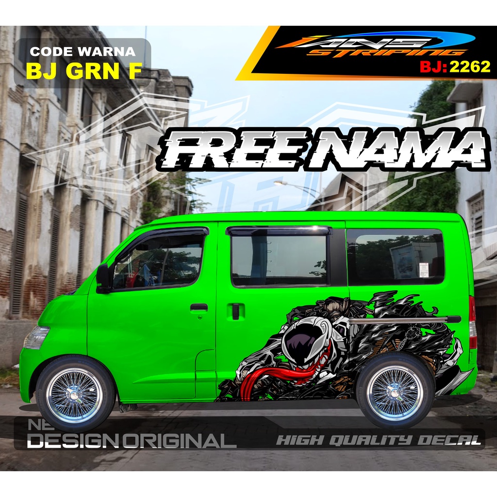 STIKER MOBIL GRANMAX / VARIASI STIKER MOBIL LUXIO / STICKER DECAL BODY SAMPING MOBIL / STIKER MOBIL