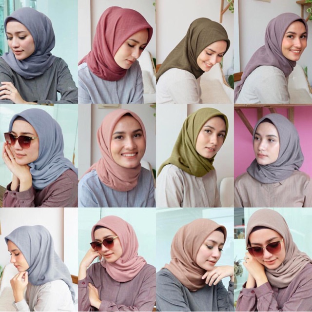 Segi empat Fiber by Vanilla Hijab