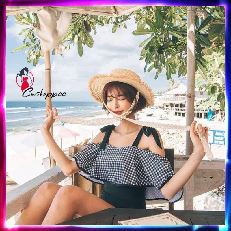 Bikini Baju Renang Wanita Dewasa Swimsuit Monokini BH Sabrina Swimwear WANITA DEWASA SEXY