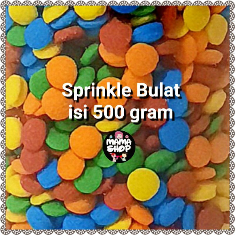 Sprinkle Trimit Gula Dekor Hiasan Kue Bentuk Love Star Bintang Bulat Mickey Mata 500 gram m