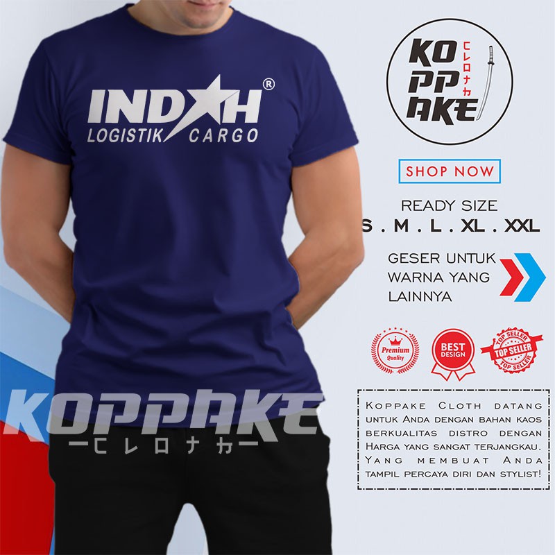Kaos Indah Cargo Logo Baju Perusahaan