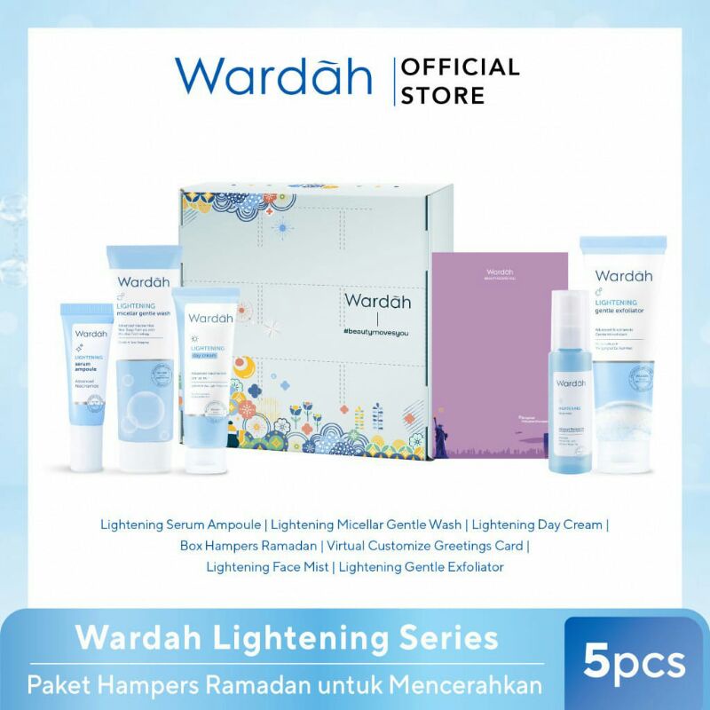 Wardah hampers ramadhan Lightening series