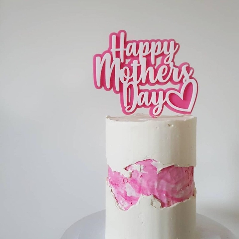 Cake Topper Penghias Kue Ulang Tahun Ultah Happy Birthday Mother Day