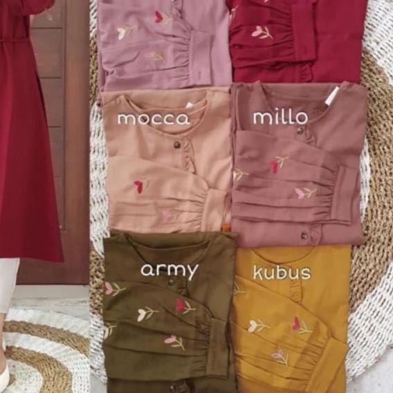 Ω Vanya Tunik - Tunik Shakila Bordir LD102 / Vanya #2 / Juwita Tunik / R.10 - 257-6040 ➽