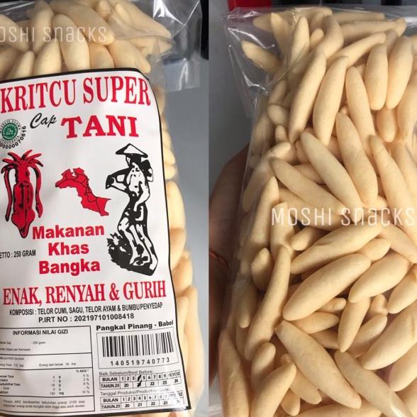 

KRITCU SUPER TELUR CUMI CAP TANI 250GR ASLI BANGKA / STICK CUMI HALAL