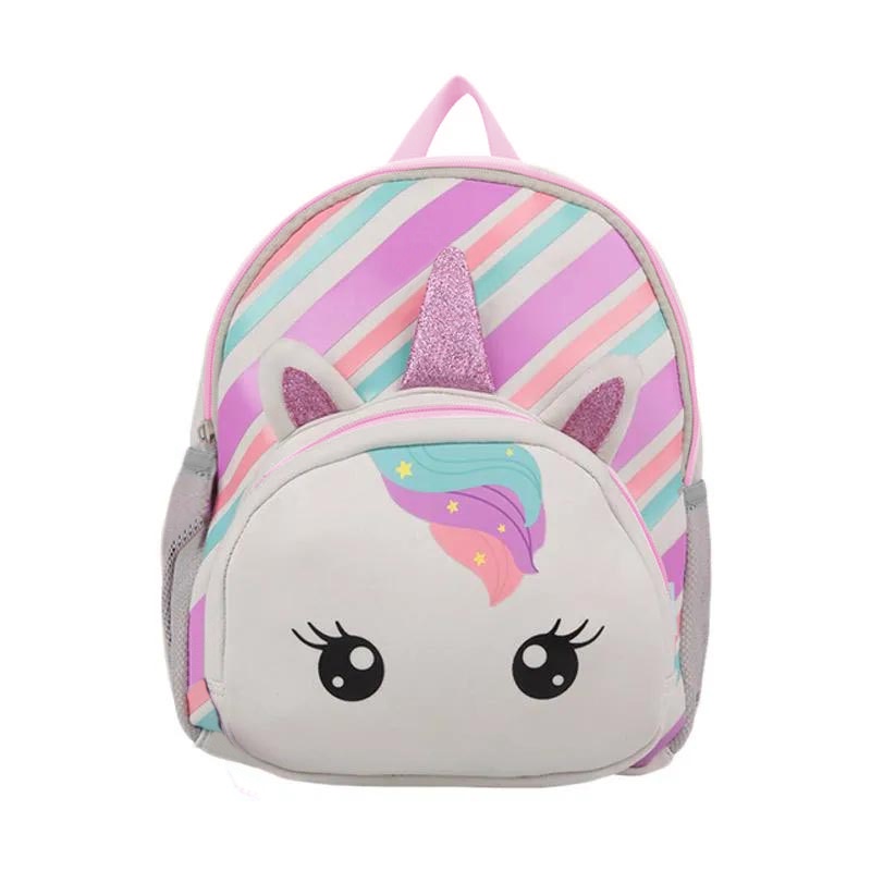 PTS - Ransel Tas Anak UNICORN POM POM 3D CARTOON EFFECT - PINK - School Bag Tas Sekolah Anak