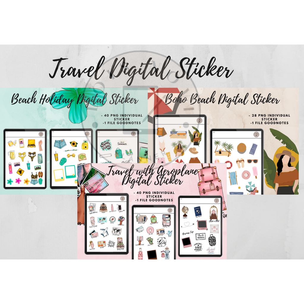

Travel Digital Sticker, Sticker untuk digital planner, Digital Sticker, Sticker for Digital Planner, Sticker for Digital Journal, Sticker for digital Notebook