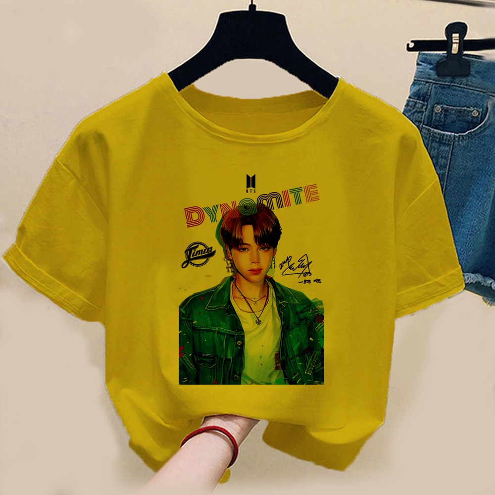 FLEURIR - KAOS JIMIN FACE  WANITA DEWASA LENGAN PENDEK JUMBO TEE UNISEX